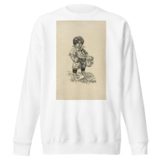 Haskell Indian baseball boy by Albert Turner Reid Sweatshirt