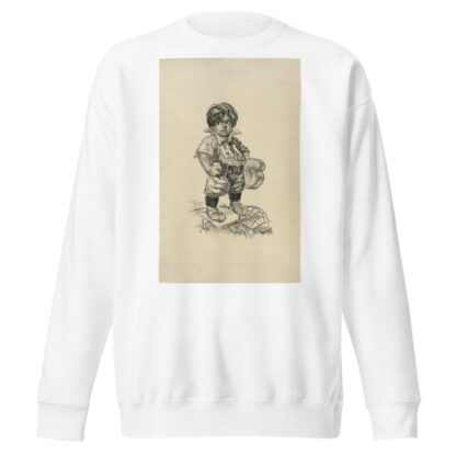 Haskell Indian baseball boy by Albert Turner Reid Sweatshirt