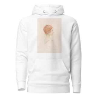 Head of a young girl by Henri-Charles Guérard Hoodie