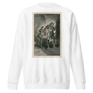 King John, II, 2; ‘Silence, no more, Go closely in with me much danger do I undergo for thee’ by Anonymous Sweatshirt
