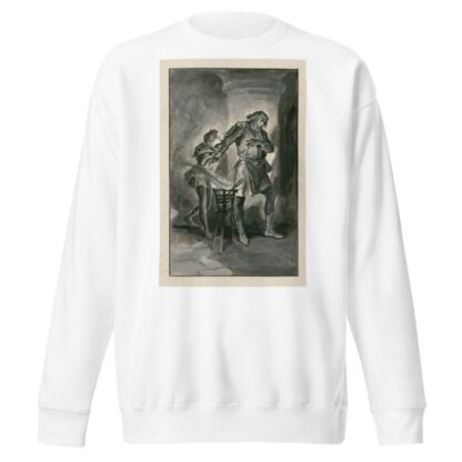 King John, II, 2; ‘Silence, no more, Go closely in with me much danger do I undergo for thee’ by Anonymous Sweatshirt