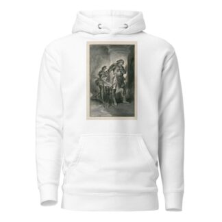 King John, II, 2; ‘Silence, no more, Go closely in with me much danger do I undergo for thee’ by Anonymous Hoodie