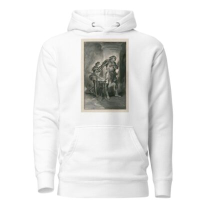 King John, II, 2; ‘Silence, no more, Go closely in with me much danger do I undergo for thee’ by Anonymous Hoodie