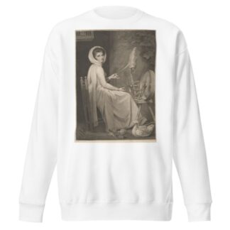 Lady Hamilton as the Spinster by George Romney Sweatshirt