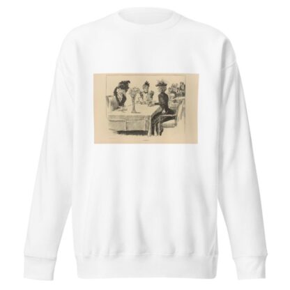 Luncheon by Charles Dana Gibson Sweatshirt