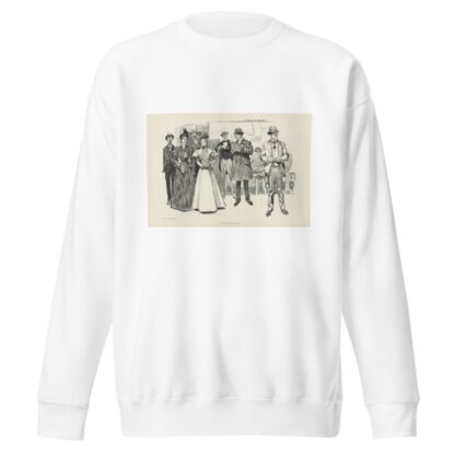 An elevated station by Charles Dana Gibson Sweatshirt