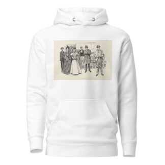 An elevated station by Charles Dana Gibson Hoodie
