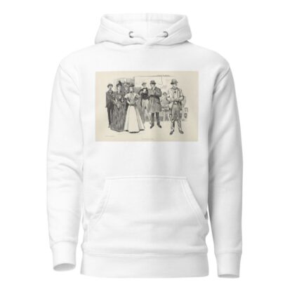 An elevated station by Charles Dana Gibson Hoodie