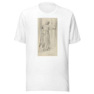 F.l. portrait of woman with back to viewer, at window by Albert Sterner T-Shirt