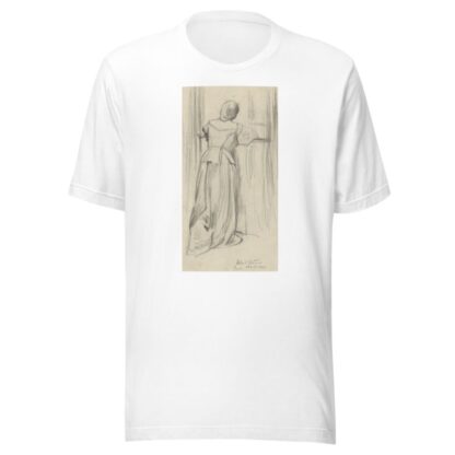 F.l. portrait of woman with back to viewer, at window by Albert Sterner T-Shirt