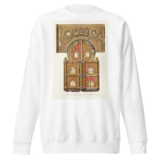 Starinnyia tsarskiia dveri v sele Kolomenskom by Fedor Grigoryevich Solntsev Sweatshirt