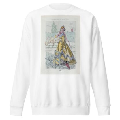 1867 [Women’s fashion in nineteenth-century Paris] by Henri Boutet Sweatshirt