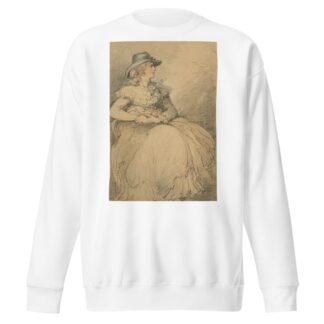 Lady Elliott, Commonly Called Dolly The Tall by Thomas Rowlandson Sweatshirt