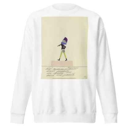 ‘Mit meinen Fehlern heute prahlt der Maler …’ by John Elsas Sweatshirt