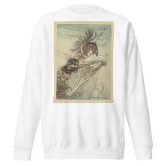 The Rhine-Maidens teasing Alberich by Arthur Rackham Sweatshirt