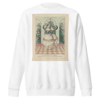 Die Dlles Danse und Ropiquet, tanzend den Jaleo de Xeres in dem Ballete ‘Der hinkende Teufel’ by Johann Christian Schoeller Sweatshirt