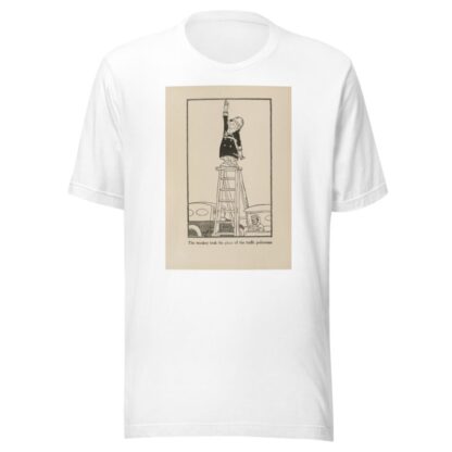 The monkey took the place of the traffic policeman by Miska Petersham T-Shirt