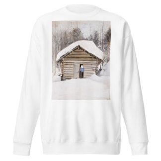 Old Woman At The Sauna Door by Hugo Simberg Sweatshirt
