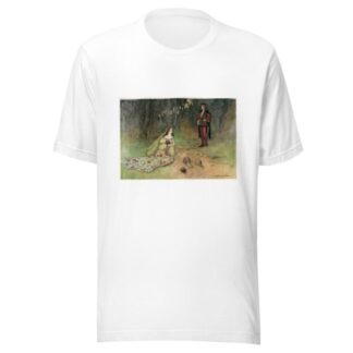 The Prince and Filadoro with the Snails by Warwick Goble T-Shirt