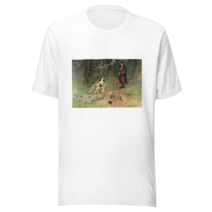 The Prince and Filadoro with the Snails by Warwick Goble T-Shirt