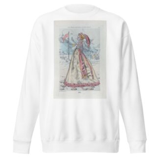 1865 [Women’s fashion in nineteenth-century Paris] by Henri Boutet Sweatshirt