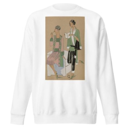 Créations JEAN MAGNIN – TEA FOR TWO by Anonymous Sweatshirt