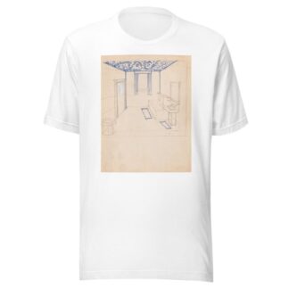 Interior design sketches for Alamac Hotel, 71st and Broadway, New York, NY.] [Incomplete interior perspective of a bathroom by Winold Reiss T-Shirt