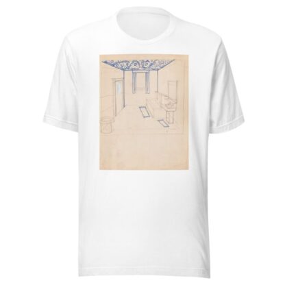 Interior design sketches for Alamac Hotel, 71st and Broadway, New York, NY.] [Incomplete interior perspective of a bathroom by Winold Reiss T-Shirt