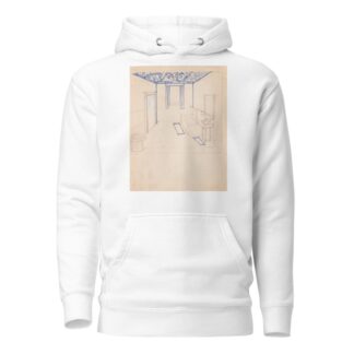 Interior design sketches for Alamac Hotel, 71st and Broadway, New York, NY.] [Incomplete interior perspective of a bathroom by Winold Reiss Hoodie