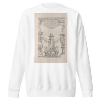 Rudiments of curvilinear design Pl.41 by George Phillips Sweatshirt