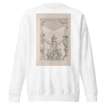Rudiments of curvilinear design Pl.41 by George Phillips Sweatshirt