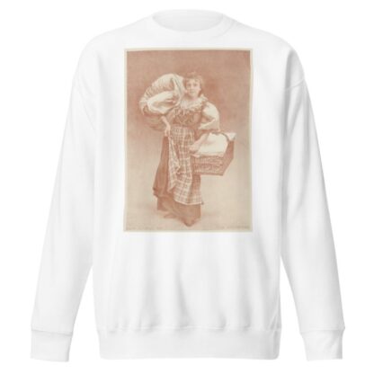 The Laundress by Camille Félix Bellanger Sweatshirt