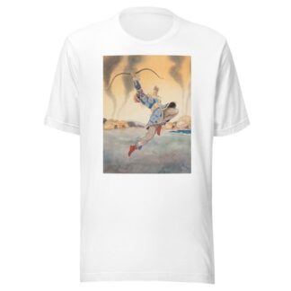 Leaping Warrior by Rene Bull T-Shirt
