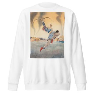 Leaping Warrior by Rene Bull Sweatshirt