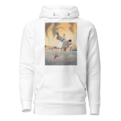 Leaping Warrior by Rene Bull Hoodie