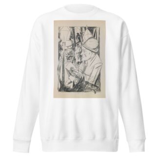 The Tightrope Walkers, plate 8 from the portfolio ‘Annual Fair’ by Max Beckmann Sweatshirt