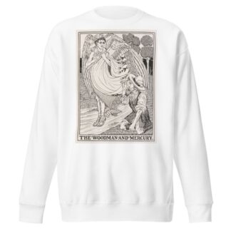 The Woodman and Mercury by Percy J. Billinghurst Sweatshirt