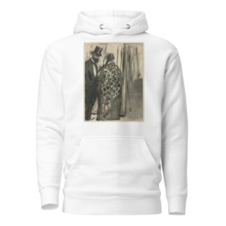 Ludovic Halévy and Madame Cardinal by Edgar Degas Hoodie