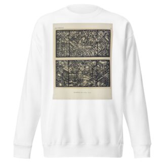 1, Le luxe ; 2, Les artes, au Pavillon de la Société Anonyme Mauméjean Frères by Jacques Gruber Sweatshirt