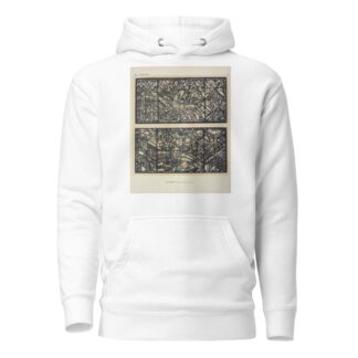 1, Le luxe ; 2, Les artes, au Pavillon de la Société Anonyme Mauméjean Frères by Jacques Gruber Hoodie