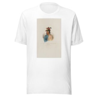NAH-SHAW-A-GAA The White Dog’s Son, Pottawatomie Chief by James Otto Lewis T-Shirt