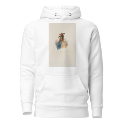 NAH-SHAW-A-GAA The White Dog’s Son, Pottawatomie Chief by James Otto Lewis Hoodie