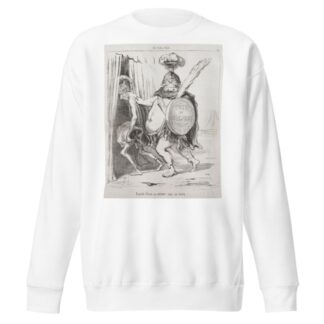 Achilles Véron withdrawing into his tent. by Honoré Daumier Sweatshirt