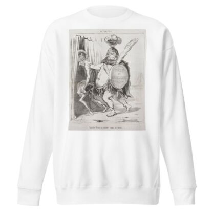 Achilles Véron withdrawing into his tent. by Honoré Daumier Sweatshirt