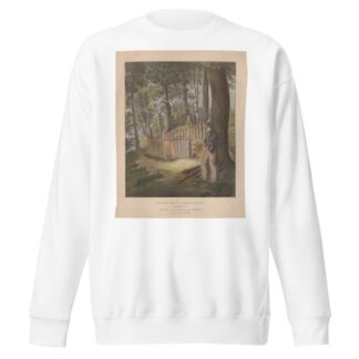 Tomb of Washington. Mount Vernon by John Rubens Smith Sweatshirt