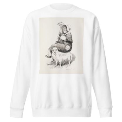 Tariff had a wooly lamb by William Henry Walker Sweatshirt