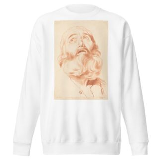 Head of a Man by Gilles Demarteau the Elder Sweatshirt