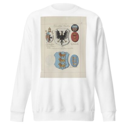 Herby Rzeczypospolitej Polskiej i W. X. Litewskiego. T. 1 Pl.027 by Boleslaw Starzyński Sweatshirt