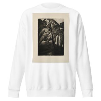 N° 23 – D’affreux brouillards vivants qui devenaient des hommes by Emile Bernard Sweatshirt