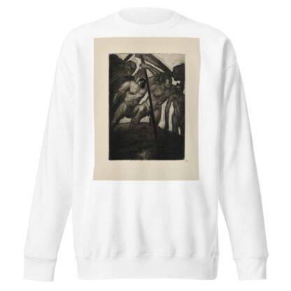 N° 23 – D’affreux brouillards vivants qui devenaient des hommes by Emile Bernard Sweatshirt